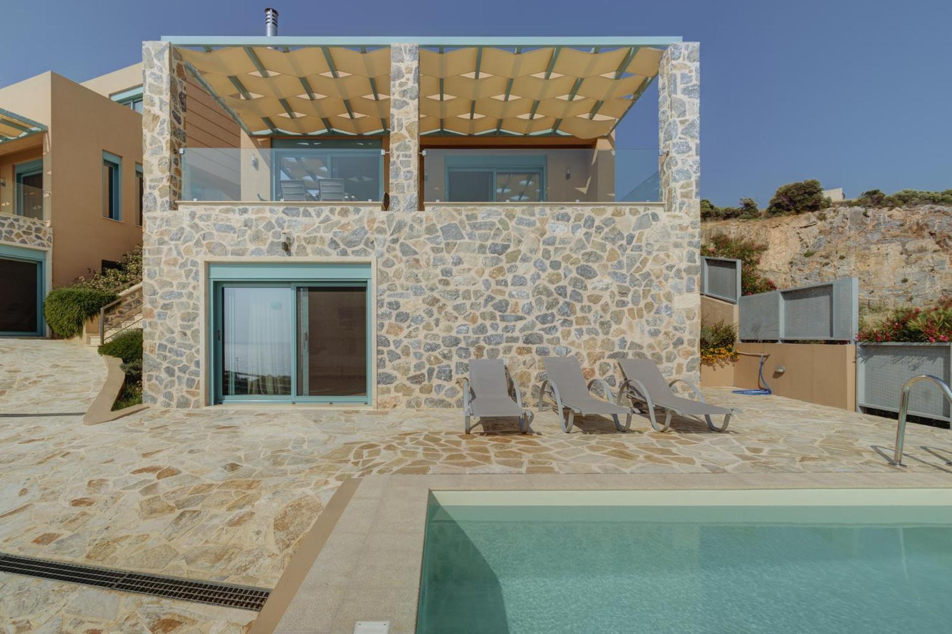 Ouzo Panoramic Houses 2, With Private Pool Plomari Exterior photo