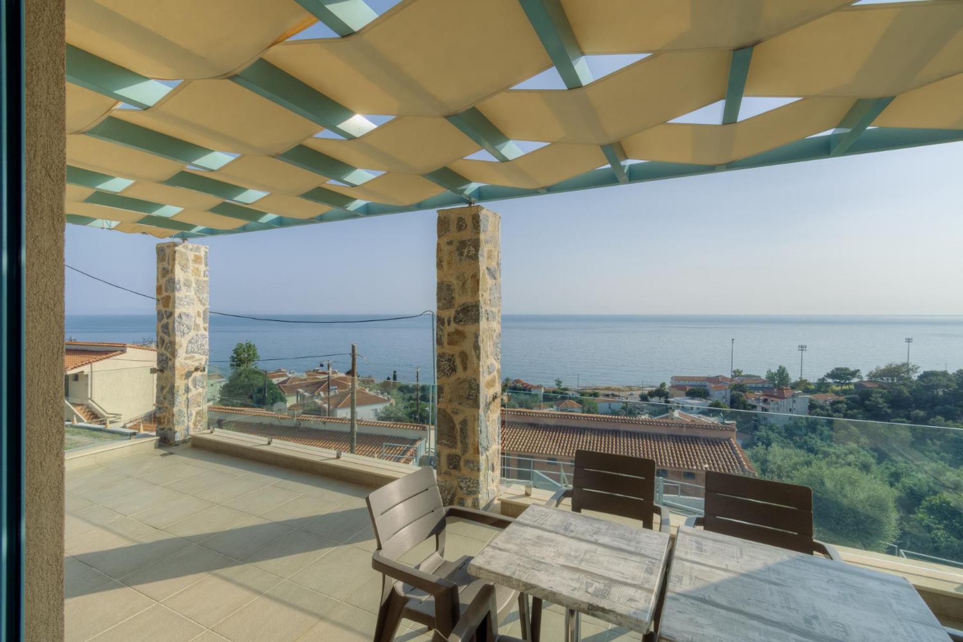 Ouzo Panoramic Houses 2, With Private Pool Plomari Exterior photo
